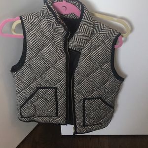 JCREW HERRINGBONE VEST